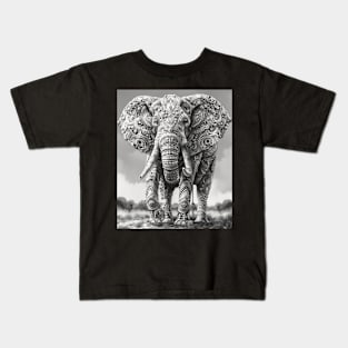 Elephant Conservation Strategies Kids T-Shirt